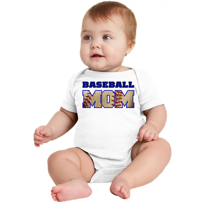 Baseball Mom Baby Bodysuit