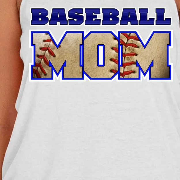 Baseball Mom Women's Knotted Racerback Tank