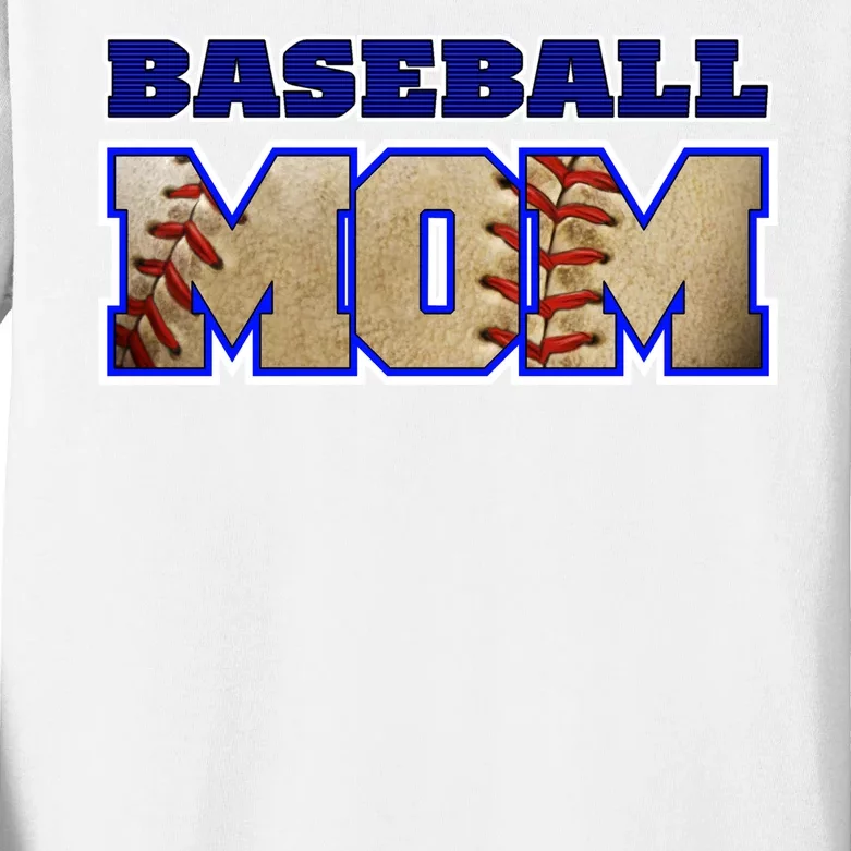 Baseball Mom Kids Long Sleeve Shirt