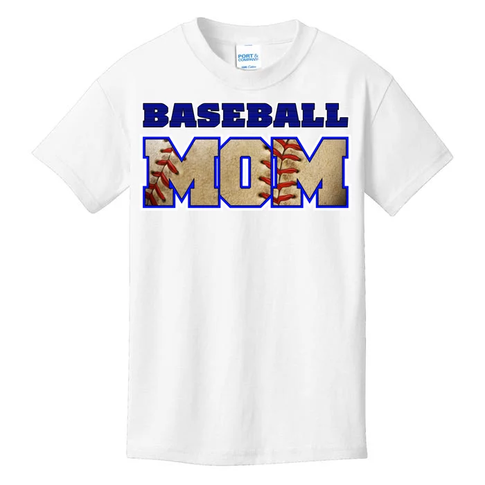 Baseball Mom Kids T-Shirt