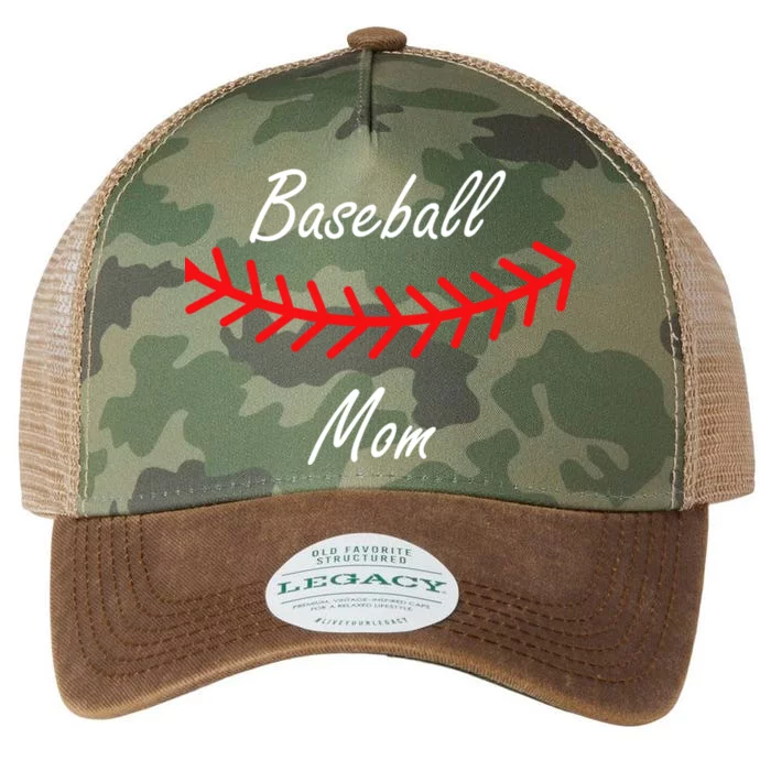 Baseball Mom Logo Legacy Tie Dye Trucker Hat