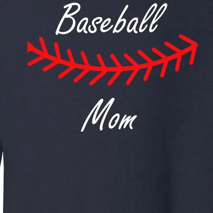 Baseball Mom Logo Toddler Sweatshirt