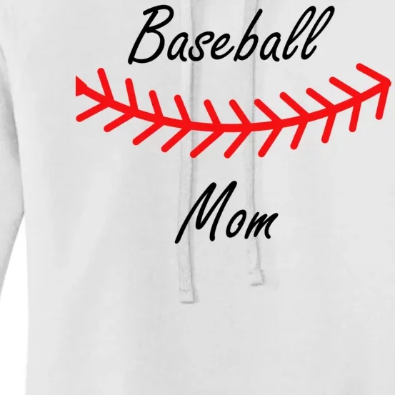 Baseball Mom Logo Women's Pullover Hoodie