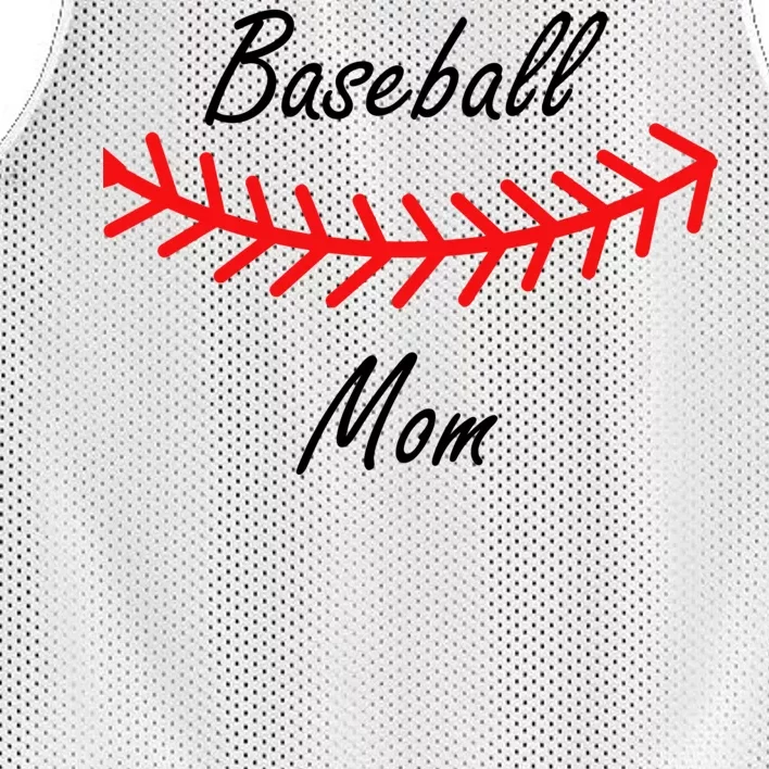 Baseball Mom Logo Mesh Reversible Basketball Jersey Tank