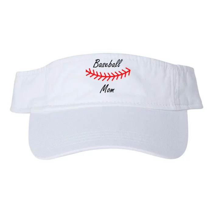 Baseball Mom Logo Valucap Bio-Washed Visor