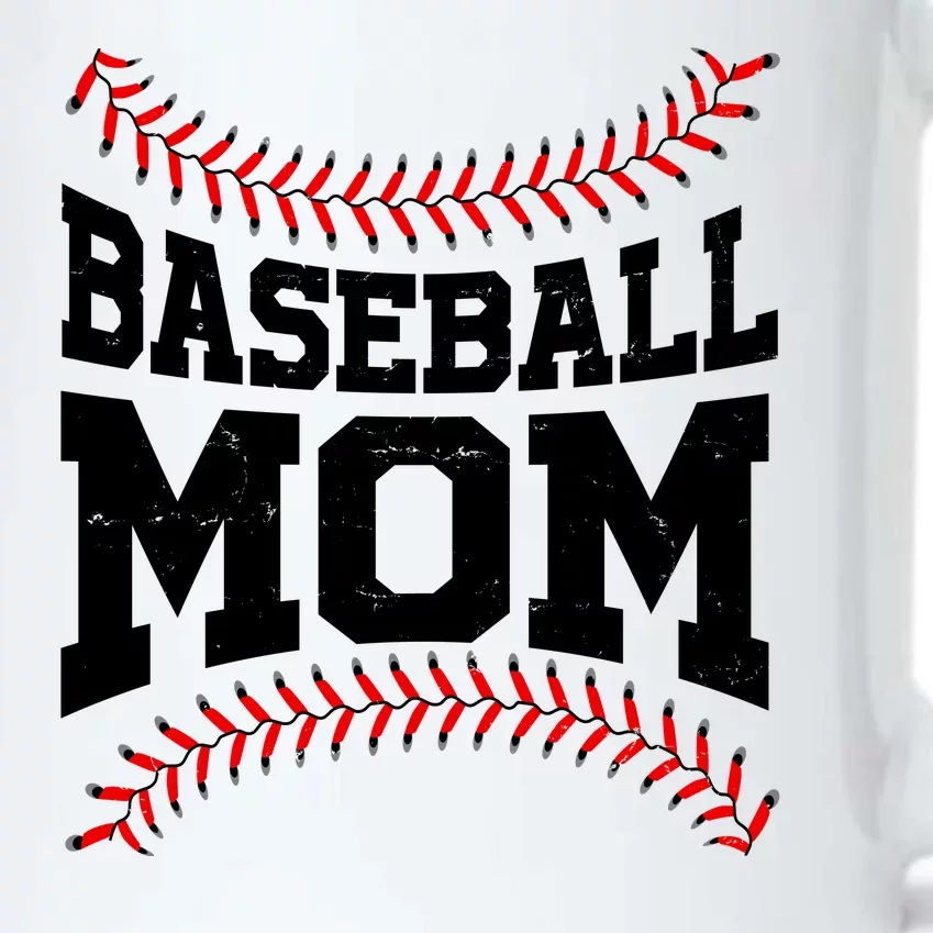 Baseball Mom Sports Fan Black Color Changing Mug