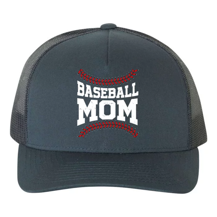 Baseball Mom Sports Fan Yupoong Adult 5-Panel Trucker Hat