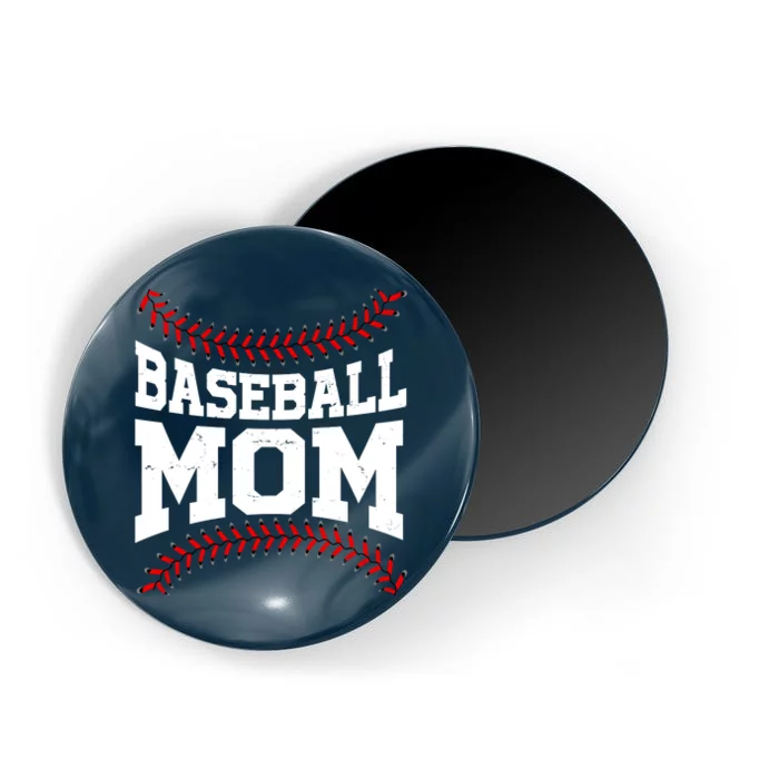 Baseball Mom Sports Fan Magnet