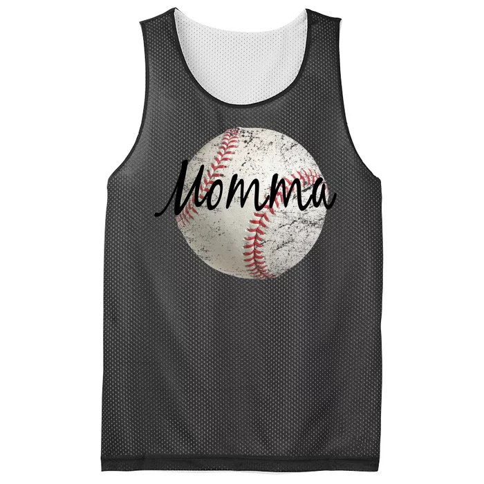 Baseball Momma Mesh Reversible Basketball Jersey Tank