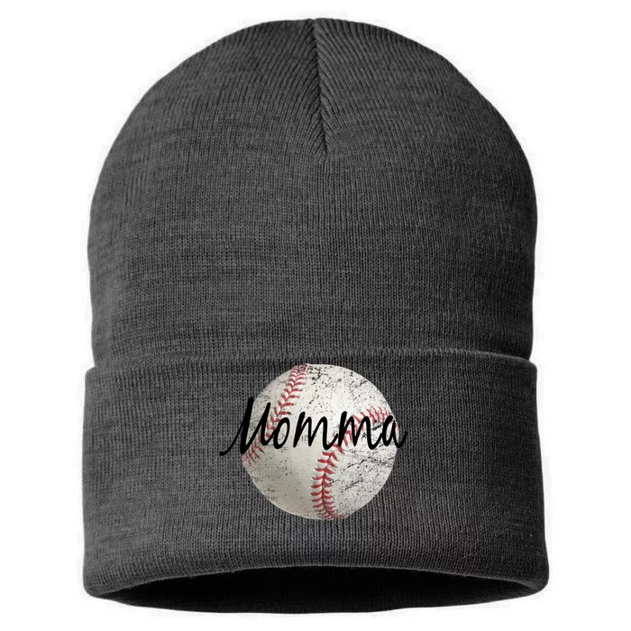 Baseball Momma Sustainable Knit Beanie