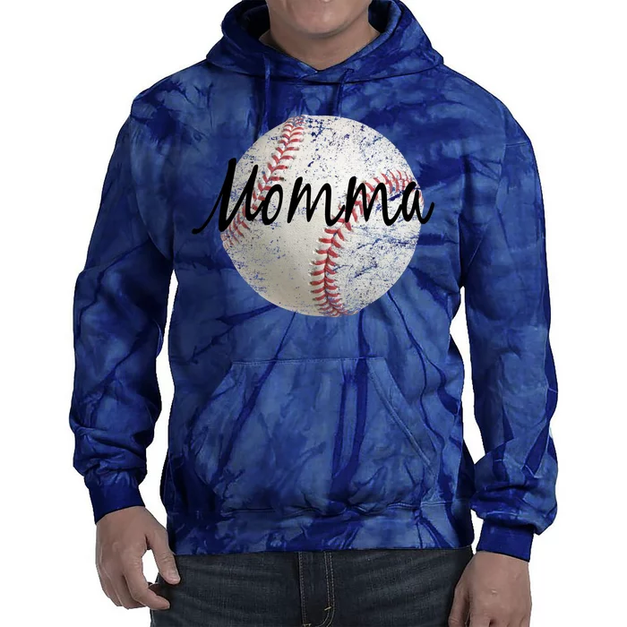 Baseball Momma Tie Dye Hoodie