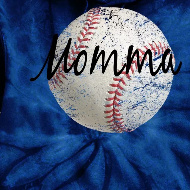 Baseball Momma Tie Dye Hoodie