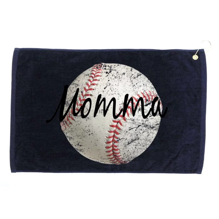 Baseball Momma Grommeted Golf Towel