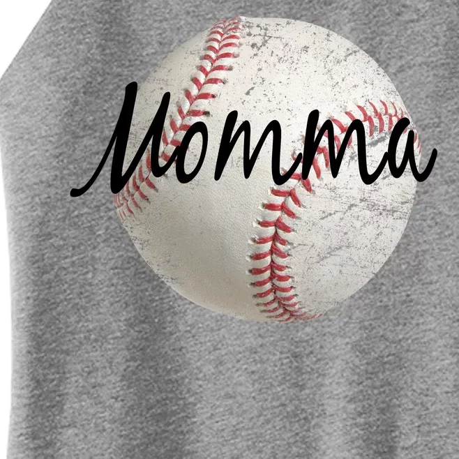 Baseball Momma Women’s Perfect Tri Rocker Tank