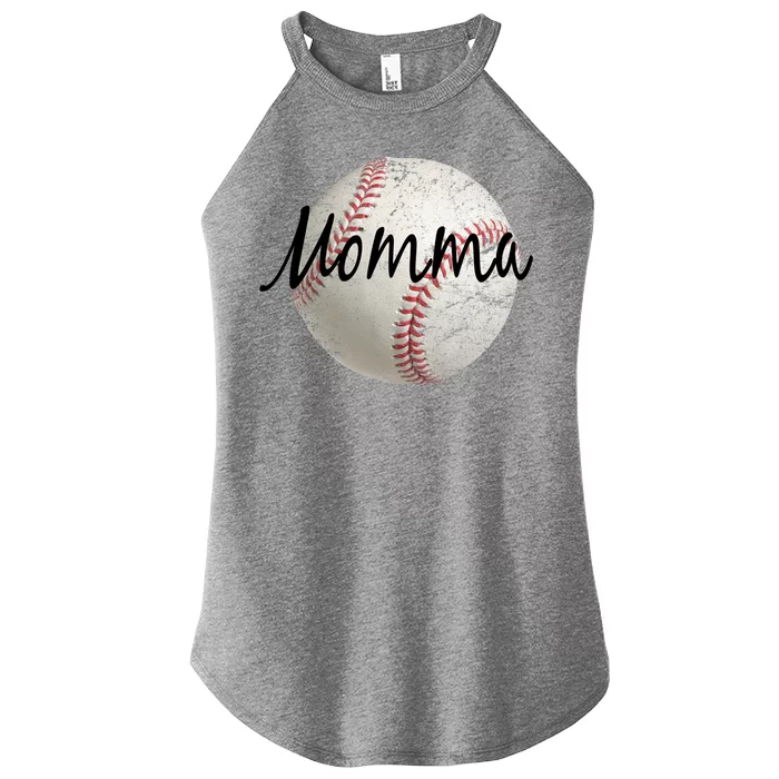 Baseball Momma Women’s Perfect Tri Rocker Tank