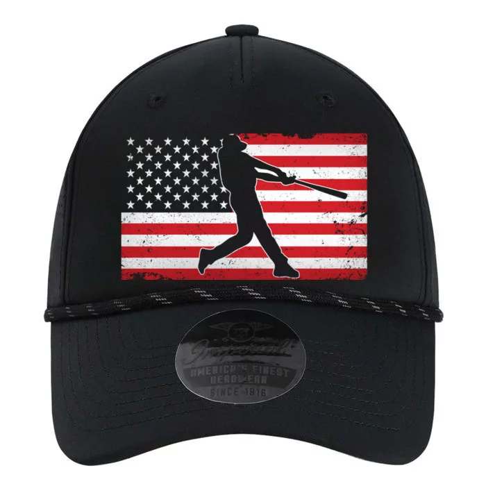 Baseball Player USA American Flag Performance The Dyno Cap