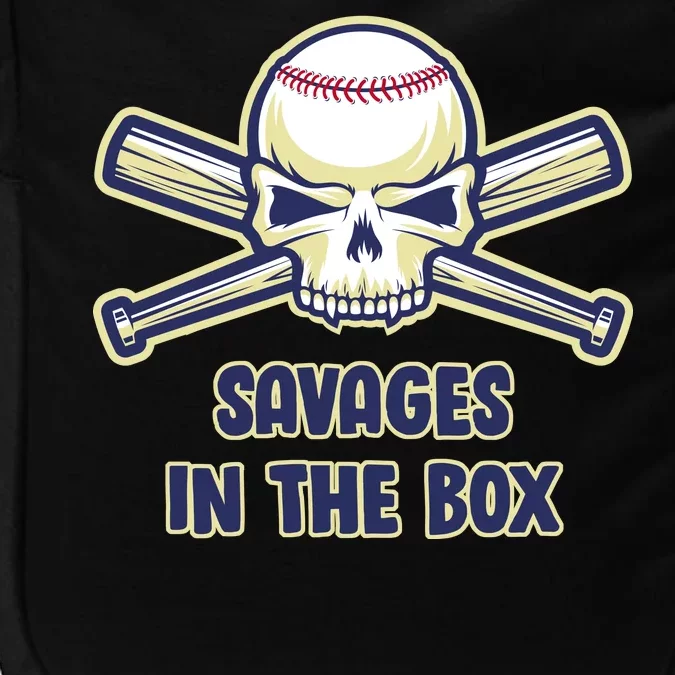 Baseball Skull Savages In The Box Impact Tech Backpack