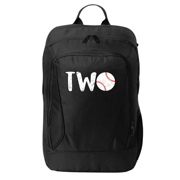 Baseball Two Years Old 2nd Birthday City Backpack