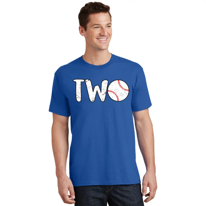 Baseball Two Years Old 2nd Birthday T-Shirt