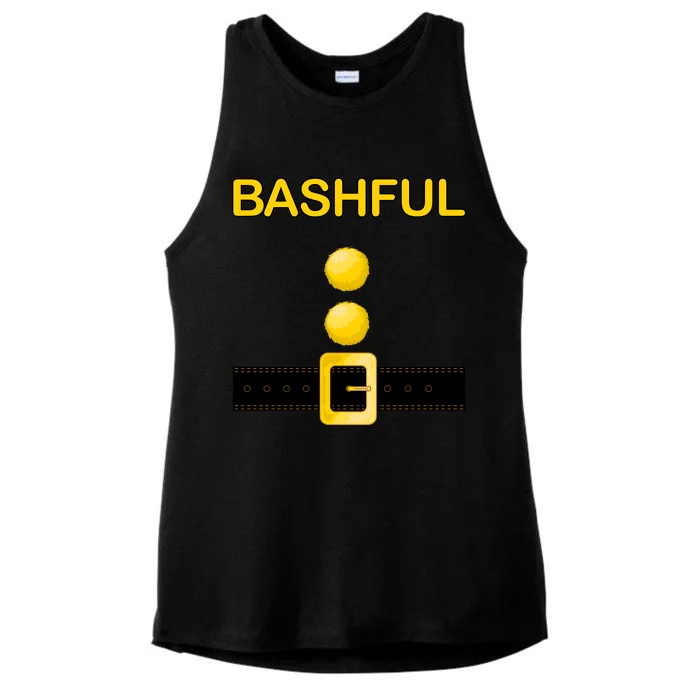 Bashful Dwarf Costume Ladies Tri-Blend Wicking Tank