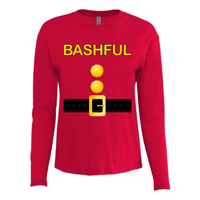 Bashful Dwarf Costume Womens Cotton Relaxed Long Sleeve T-Shirt