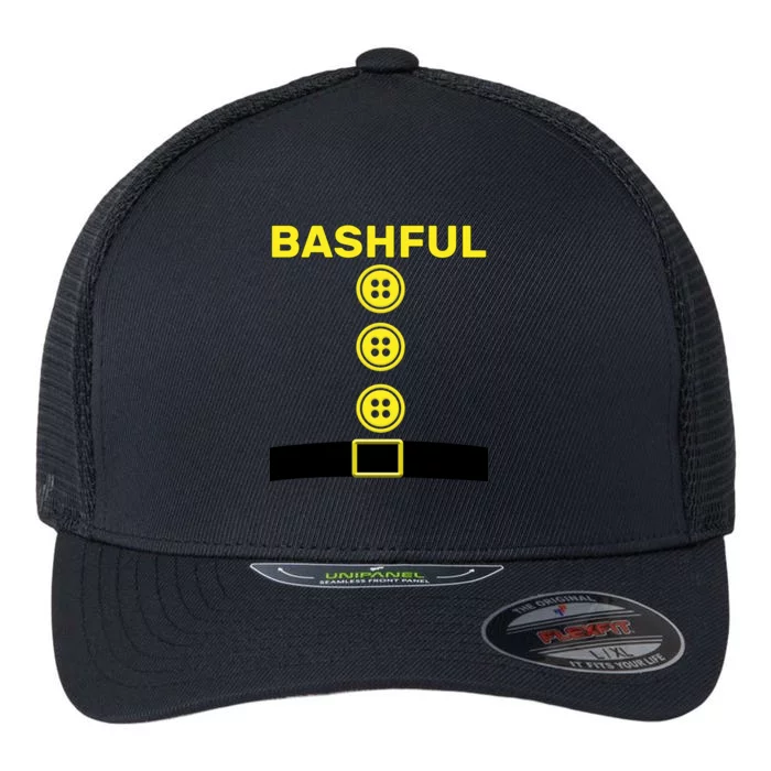 Bashful Dwarf Halloween Costume Flexfit Unipanel Trucker Cap