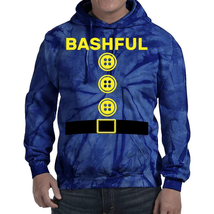 Bashful Dwarf Halloween Costume Tie Dye Hoodie