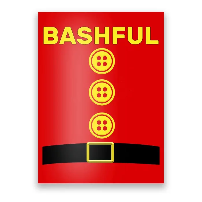 Bashful Dwarf Halloween Costume Poster