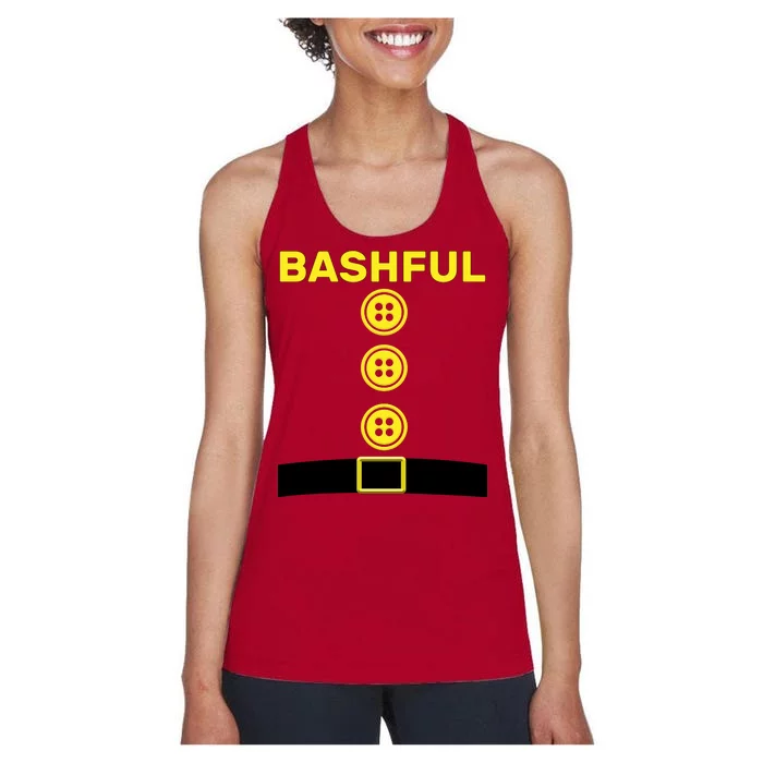 Bashful Dwarf Halloween Costume Women's Racerback Tank