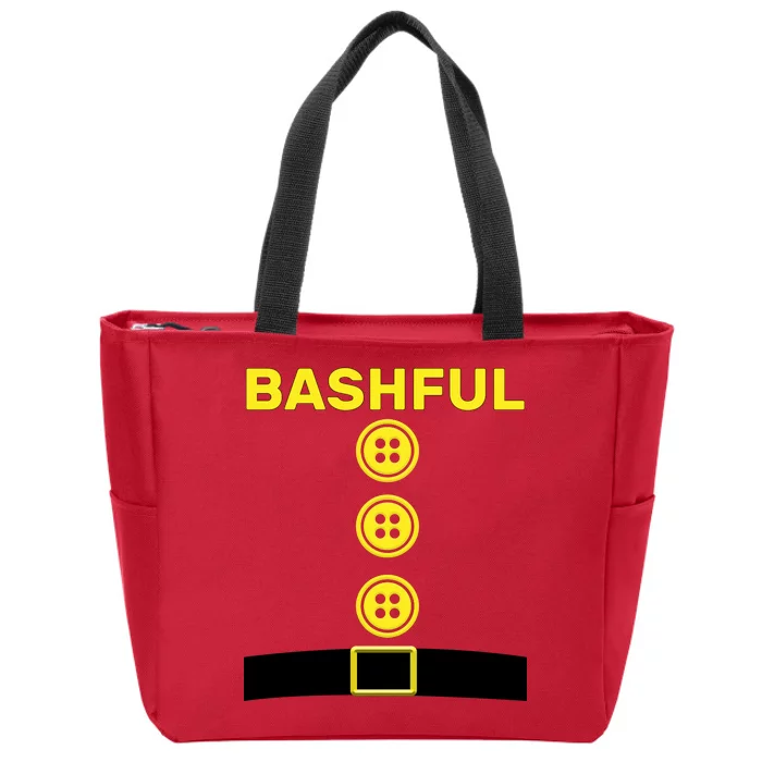 Bashful Dwarf Halloween Costume Zip Tote Bag