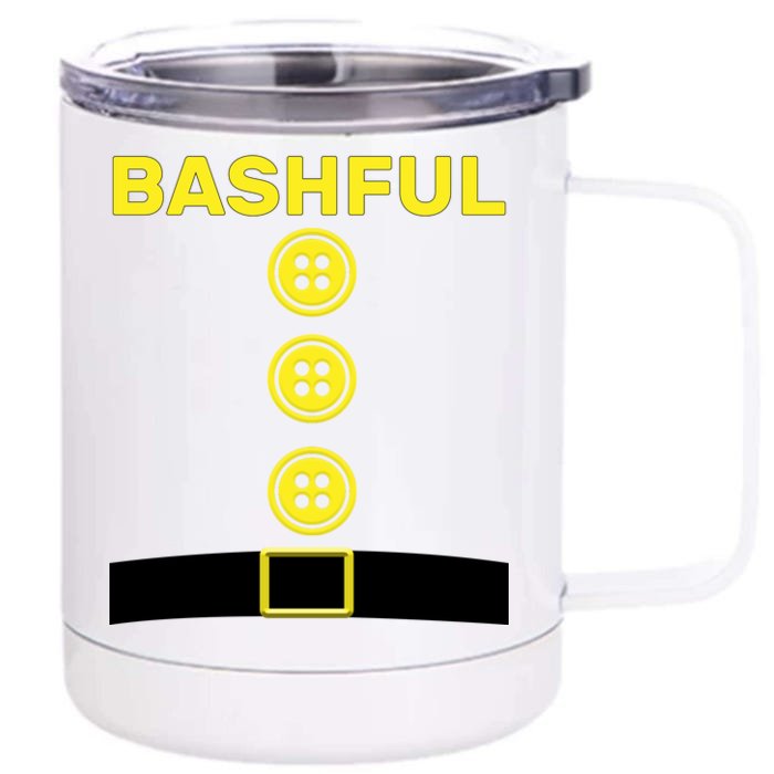 Bashful Dwarf Halloween Costume Front & Back 12oz Stainless Steel Tumbler Cup