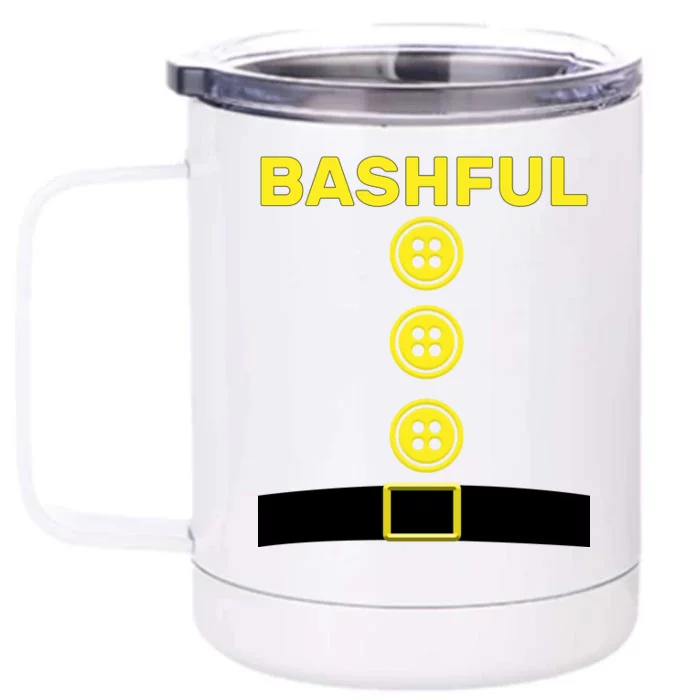 Bashful Dwarf Halloween Costume Front & Back 12oz Stainless Steel Tumbler Cup