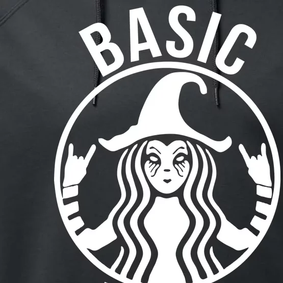 Basic Witch Funny Halloween Performance Fleece Hoodie