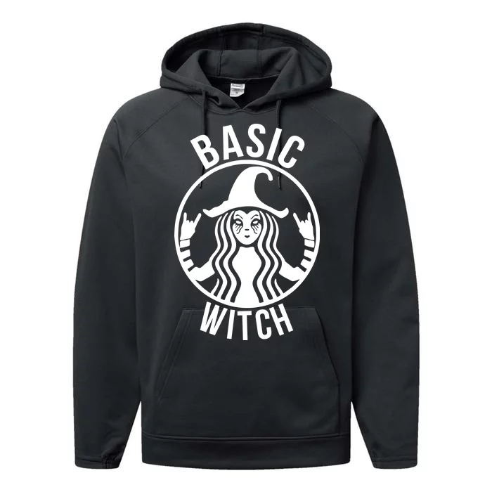 Basic Witch Funny Halloween Performance Fleece Hoodie