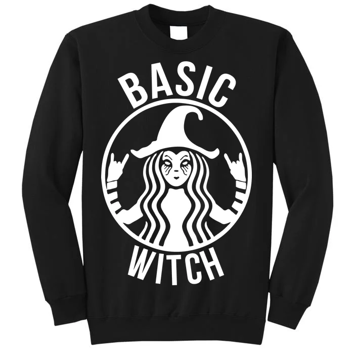 Basic Witch Funny Halloween Sweatshirt