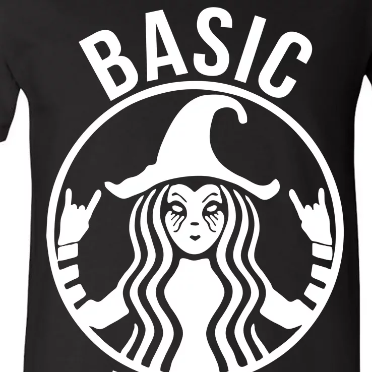 Basic Witch Funny Halloween V-Neck T-Shirt