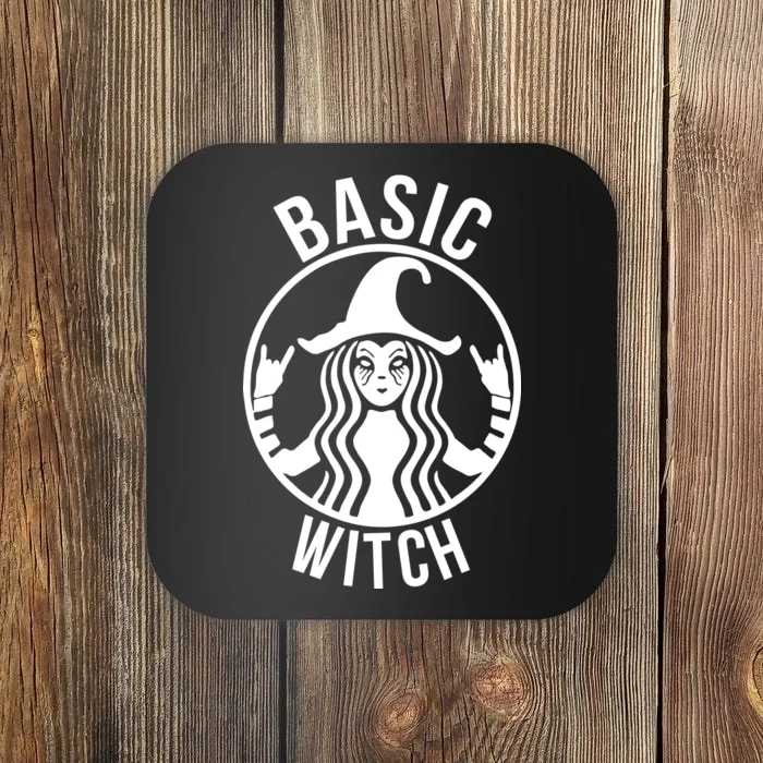 Basic Witch Funny Halloween Coaster