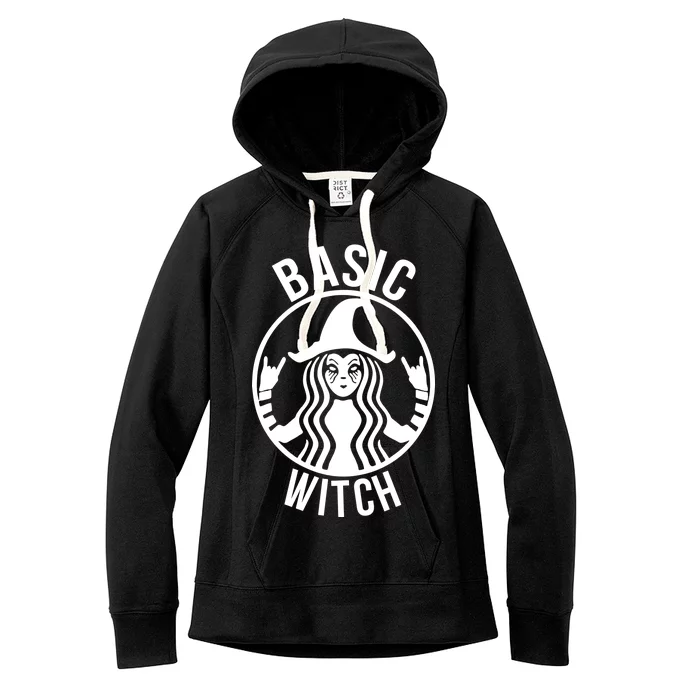 Basic Witch Funny Halloween Women's Fleece Hoodie