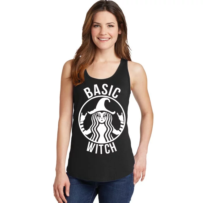 Basic Witch Funny Halloween Ladies Essential Tank