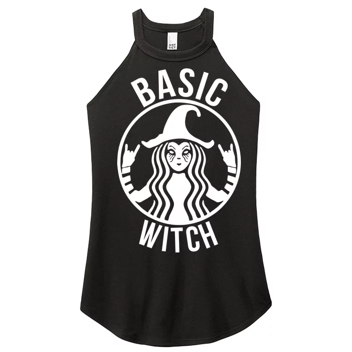 Basic Witch Funny Halloween Women’s Perfect Tri Rocker Tank