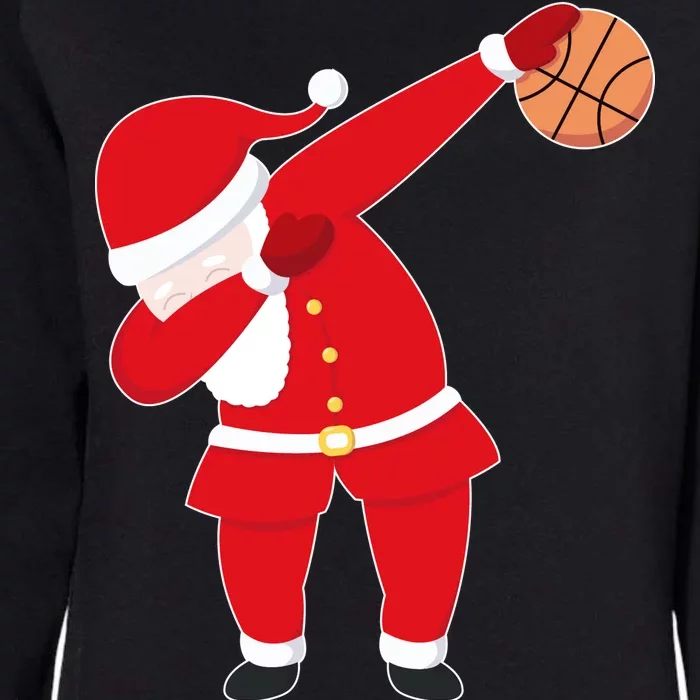 Basketball Dabbing Santa Womens California Wash Sweatshirt