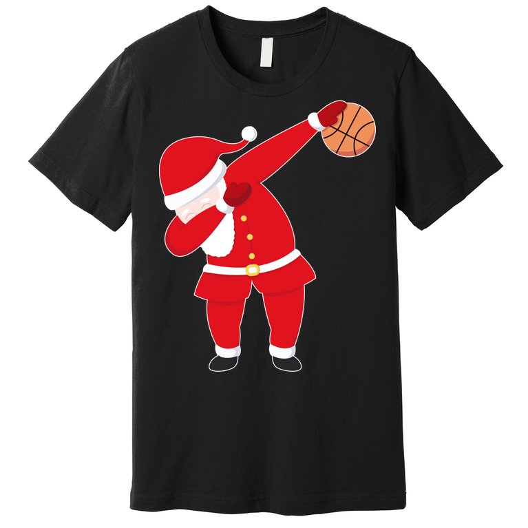 Basketball Dabbing Santa Premium T-Shirt