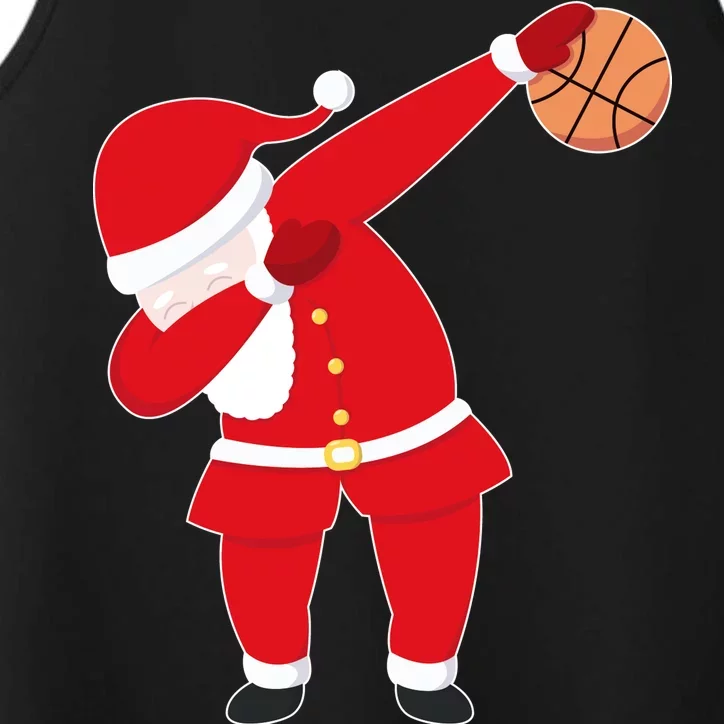 Basketball Dabbing Santa Performance Tank