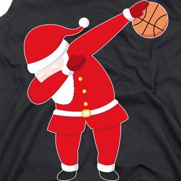 Basketball Dabbing Santa Tank Top