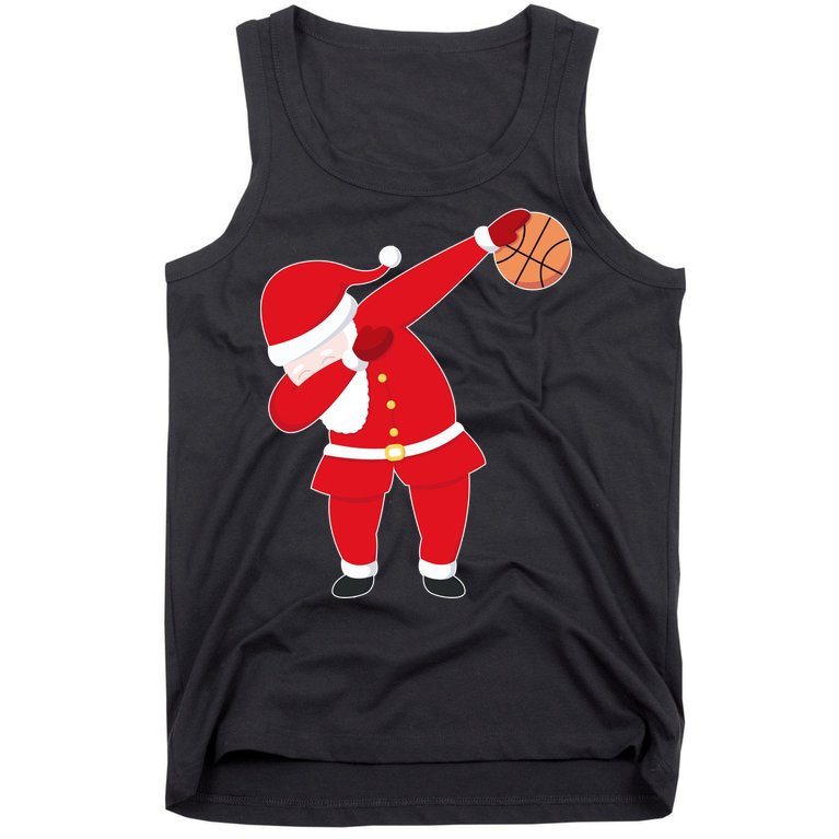 Basketball Dabbing Santa Tank Top