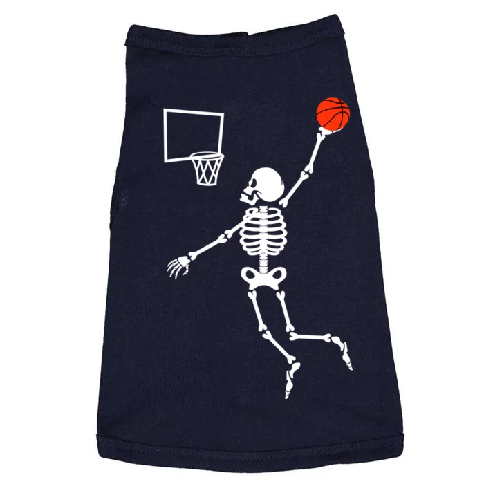 Basketball Dunking Skeleton Doggie Tank