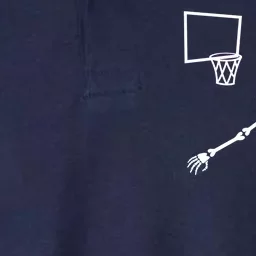 Basketball Dunking Skeleton Softstyle Adult Sport Polo