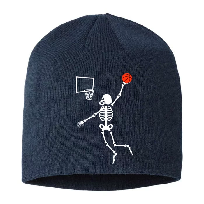 Basketball Dunking Skeleton 8 1/2in Sustainable Knit Beanie