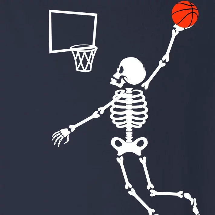 Basketball Dunking Skeleton Toddler Long Sleeve Shirt