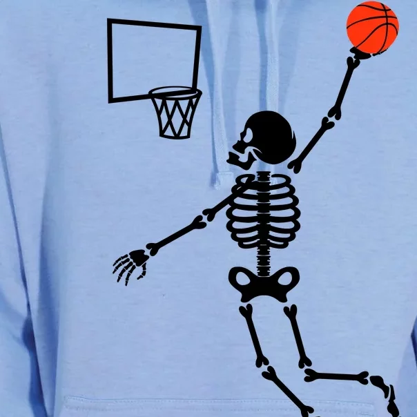 Basketball Dunking Skeleton Unisex Surf Hoodie